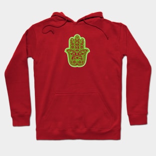 Hamsa Hand amulet. Hand of Fatima Hoodie